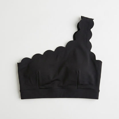 Asymmetric wave sports top
