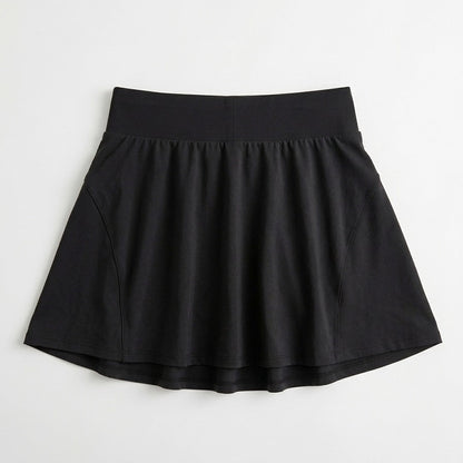 Falda deportiva plisada con bolsillo trasero