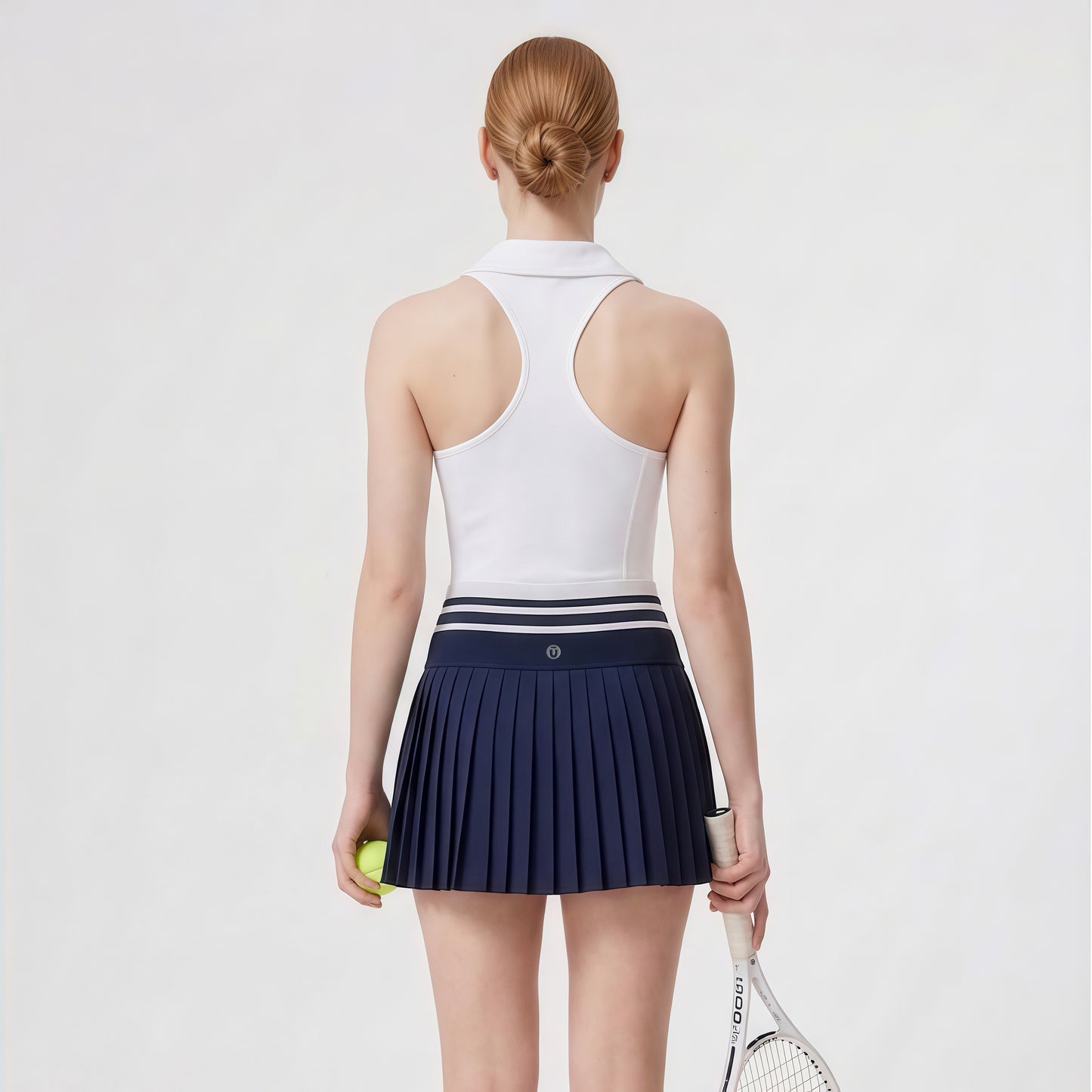 Falda plisada compressive