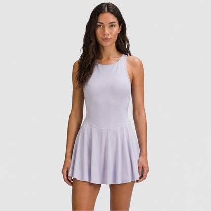 Lavender cross-back sports dress