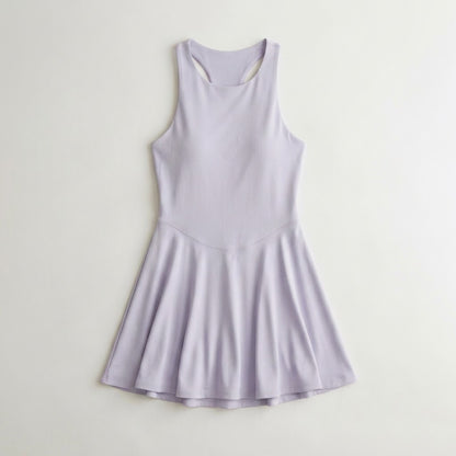 Lavender cross-back sports dress