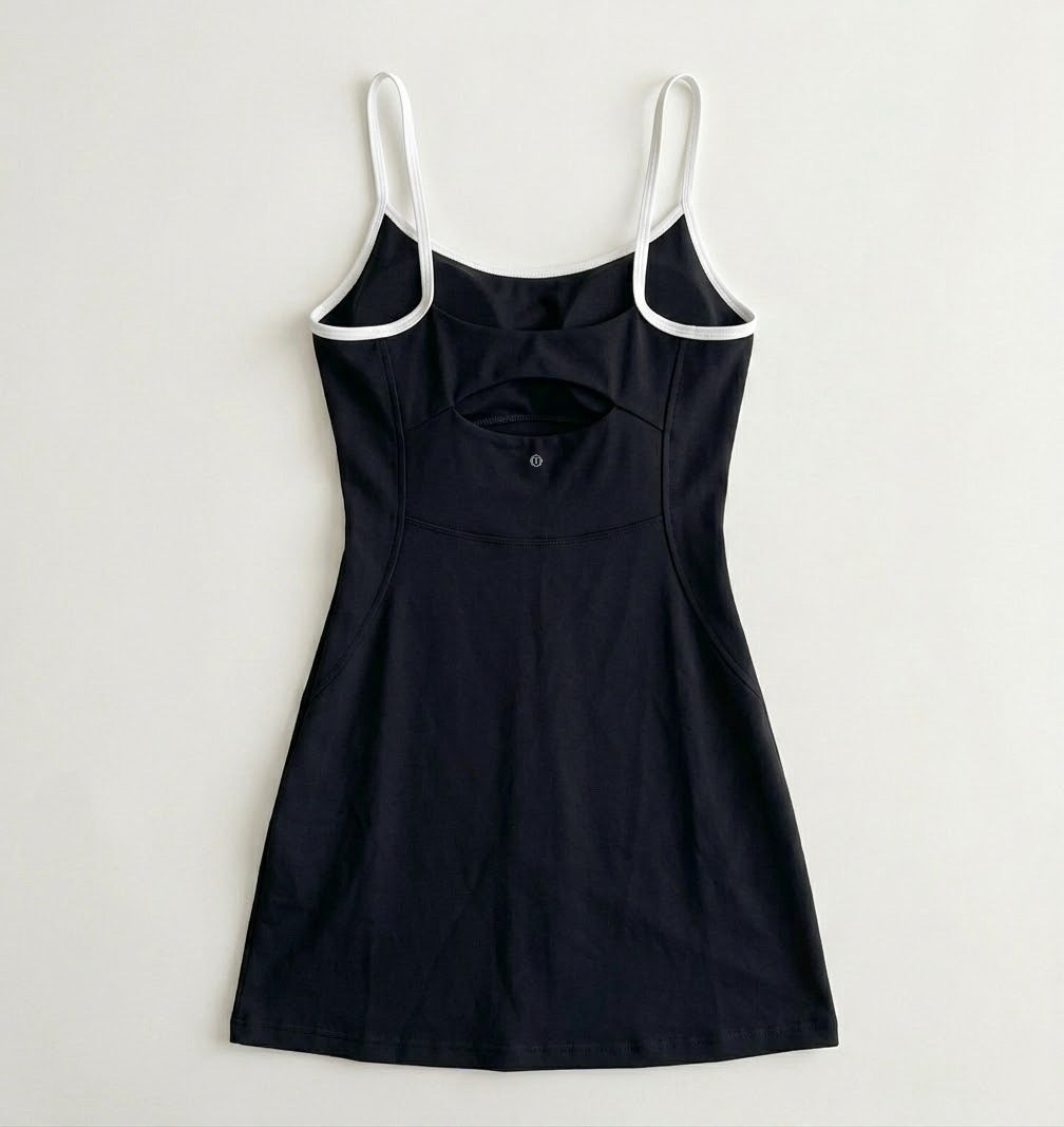 Contrast color dress